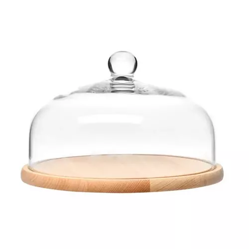 FKL0108026004000 Klosz z drewnianą paterą HomeandDeco 1