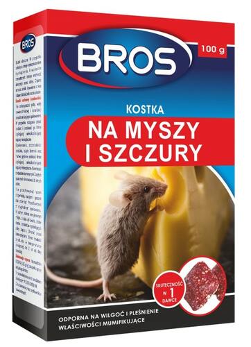 bros kostka na myszy i szczury 100g 1