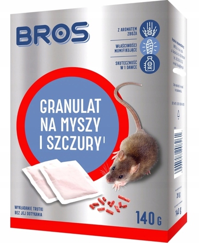 bros granulat na myszy/szczury 140g 1