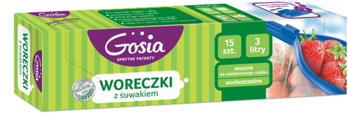 gosia woreczki z suwakiem 3l/10szt 4630 1