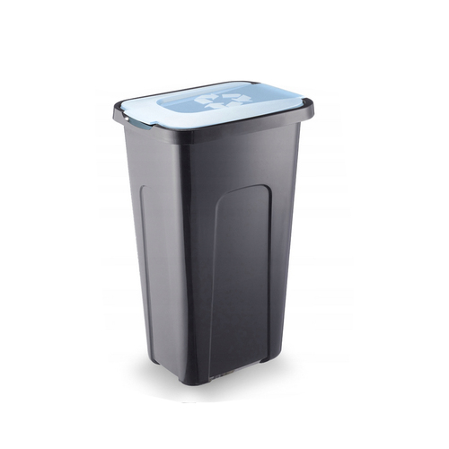 Artgos 4443 Kosz "Sorta" 30L czarny - niebieski pastel 1