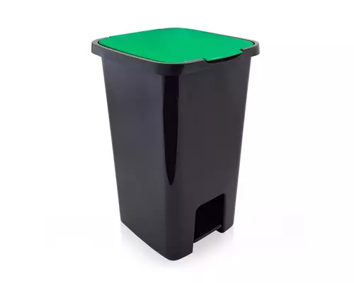 Artgos 4453 Kosz Sorta 45 z pedałem czarny zielony 1