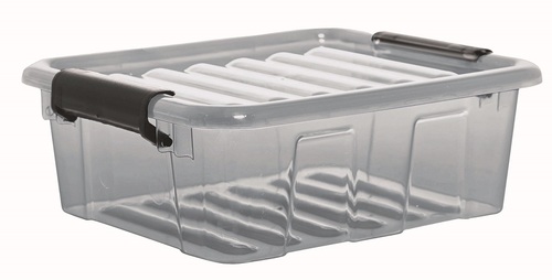 Pojemnik Home Box z pokr. 1,6L przezr./czarny 2236 1