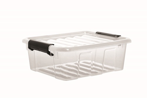 Pojemnik Home Box z pokr. 1,6L przezr./szary 2236 1