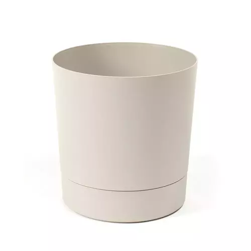Donica z podstawką Aura 125 recycled - kremowy LA121-74 1