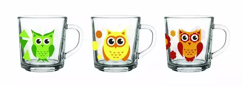 kubek szymek 220ml mix sowy kpl 3szt 1