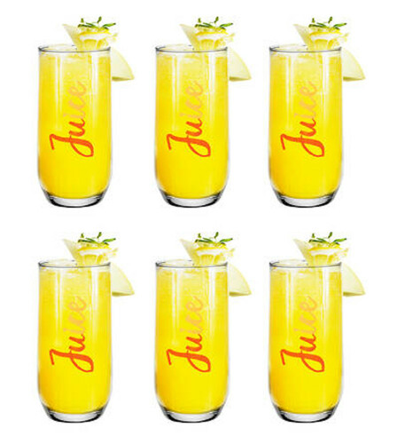 Komplet Szklanek 400ml Juice 1