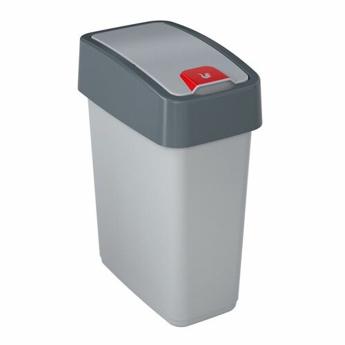 Keeep magne kosz na śmieci z naciskaną pokr. 45l jasnosrebrny 1