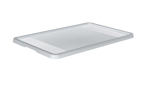 Keeep pokrywa do pojemnika eurobox z miękkimi uchwytami 45+64l transparent 1