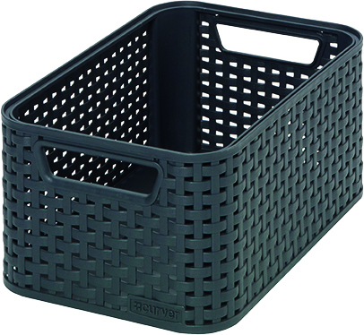 Curver koszyk RATTAN prost style S czarny 1