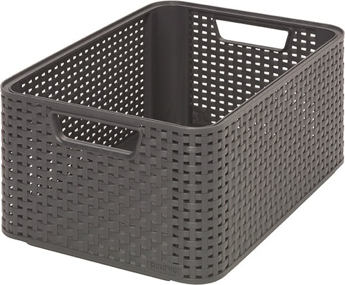 Curver koszyk RATTAN prost.M czarny 1