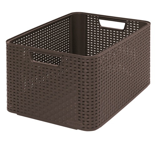 Curver koszyk RATTAN prost.L 4723 brąz 1