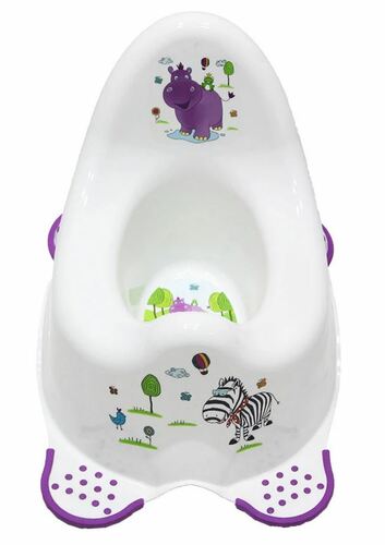 Keeep nocnik hippo 8648 z funkcją antypoślizg biały 1