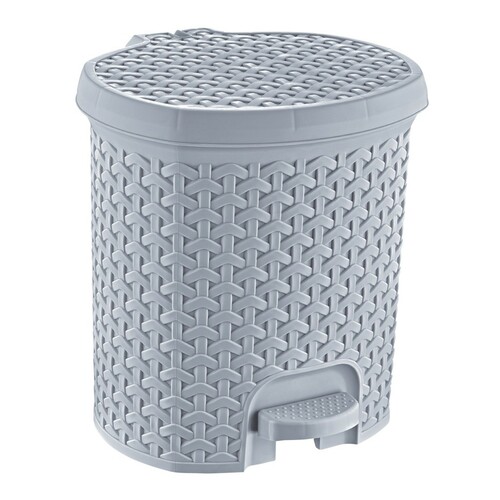 Keeep Tjark Kosz na śmieci z pedałem "rattan-style" 11,5L nordic grey 1