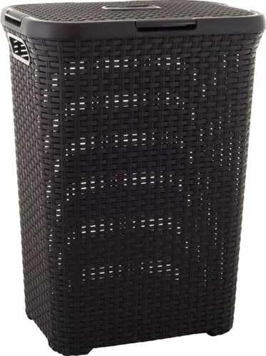Curver kosz RATAN brudniak 60l 0707 natural style ciemny brąz 1