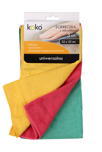 ścierka mikrofibra a' 3 Universal 32x32 KO-4244 1