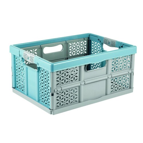 Keeep Kosz składany z miękkimi uchwytami Lea 32L nordic blue 1