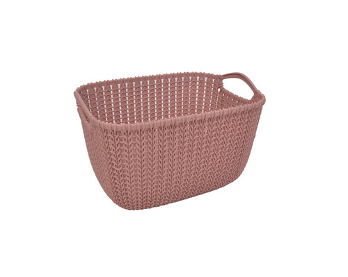 Curver Koszyk prostokątny KNIT S 8l różowy 1