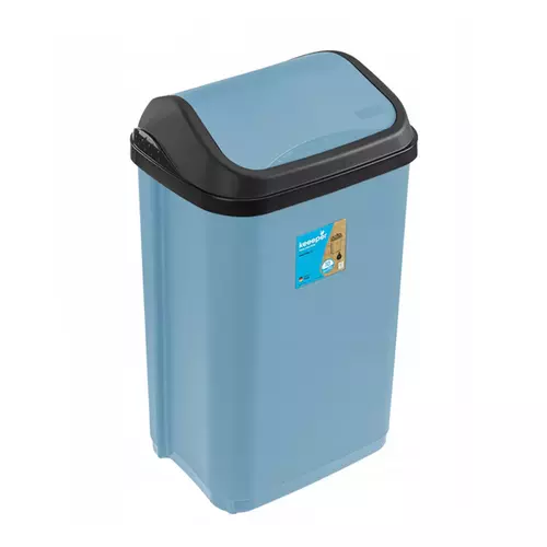 Keeep Swantje Kosz na śmieci z obrotową pokrywą 50L nordic blue 1