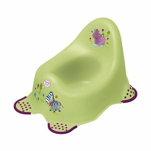 Keeep nocnik hippo 8648 z funkcją antypoślizg limonka 1