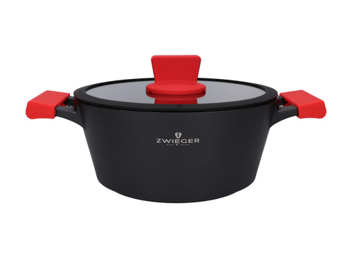 Zwieger obsidian garnek z/p 24x11cm 3L 1