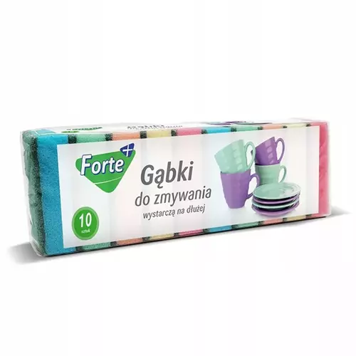 Forte+ Gąbki do zmywania 10szt. 1