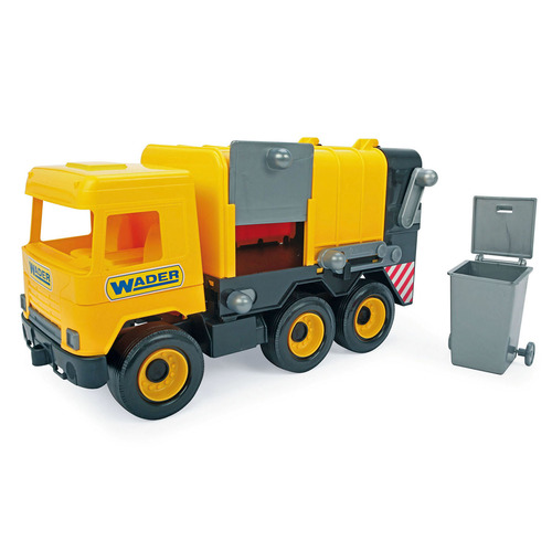 WADER middle truck śmieciarka żółta 32123 1