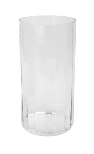 17-886/H.Szlif.optyk.prosty+W Wazon h-30cm fi-15cm 1