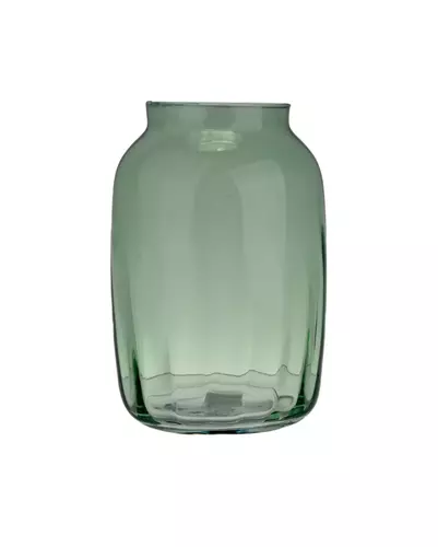 17-11338.Zat.optyk. Wazon prosty Farba Zieleń H-21cm fi-14,3cm 1