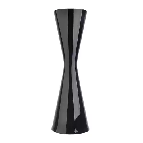 17-6645/B.Szlif Wazon Czarny H-60cm fi-19,3cm 1