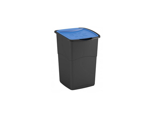 Curver Kosz na śmieci 47L czarny/niebieski 263969 1