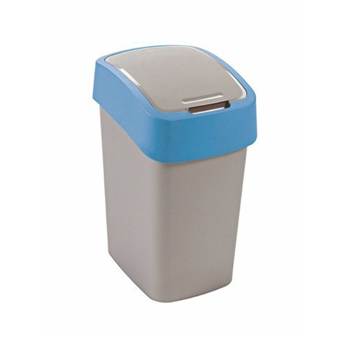 Curver kosz na śmieci pacific flip bin 25L srebrny/nieb 1