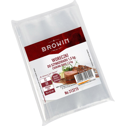 woreczki foliowe 18x32/0,04 20szt do szynkowaru 1,5kg 1