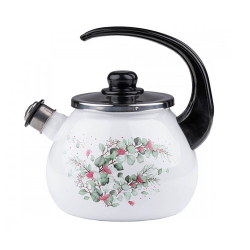 Czajnik emaliowany 2,5L Eukaliptus 1