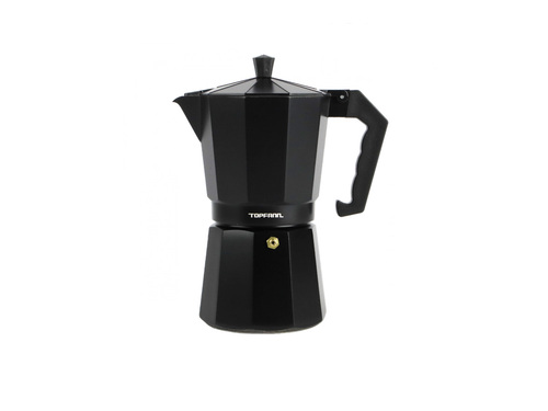 Kawiarka aluminiowa 9 cup czarna indukcja A111RA-9 1
