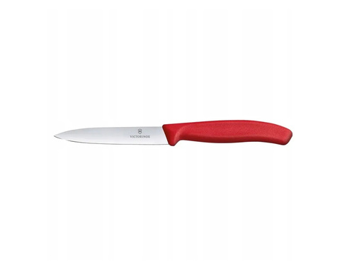 6.7701.C1 Swiss Classic Nóż ostrze gładkie 10cm czerwony 1