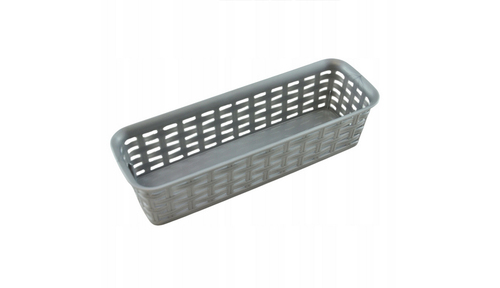 Hega Koszyk prost. rattan 24,2x8x6cm szary 1