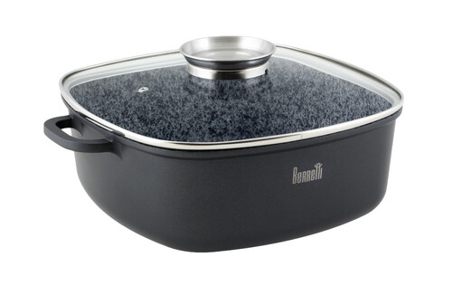 garnek 6,5L kwadratowy Granite BR-2141 1