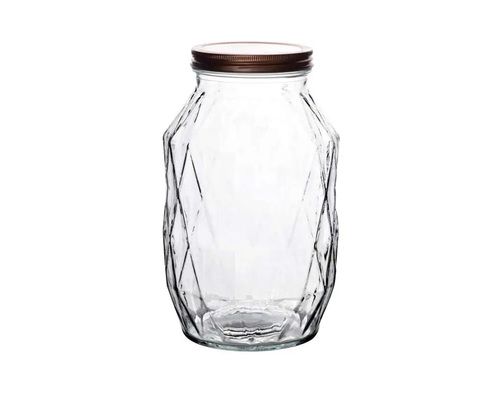 Basic Kitchen Słój diamentowy 3400ml 10,5x17xh26,2cm 1