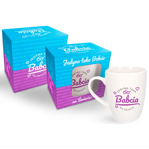Dzień Babci - Kubek 300ml B - Jedyna taka Babcia 1