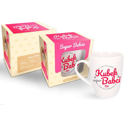 Dzień Babci - Kubek 300ml B -Super Babcia 1