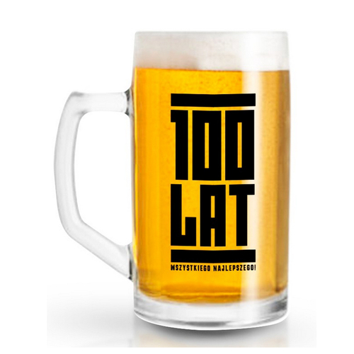 Funny Beer Kufel 500ml - 100lat 1