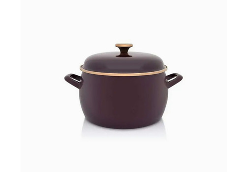 Metalac Bordeaux Princ Garnek emaliowany z pokrywką 24cm/7,5L 1