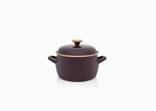 Metalac Bordeaux Princ Garnek emaliowany z pokrywką 20cm/4,2L 1