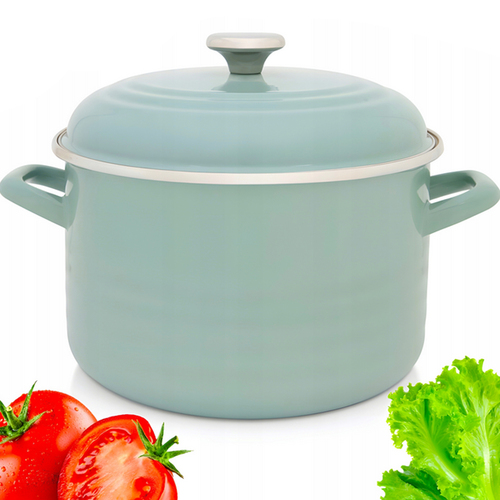 Metalac SW Garnek z pokrywą 16cm 2L pastelowa zieleń 1