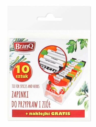 branq 1645 kpl 10szt zapinek do torebek/przypraw 1