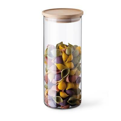 Simax pojemnik 1400ml pokr. drewniana 1