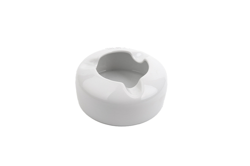 popielnica porcelanowa biała 1