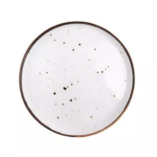 1108 Talerz deserowy basic 22,5cm Cottage White 1