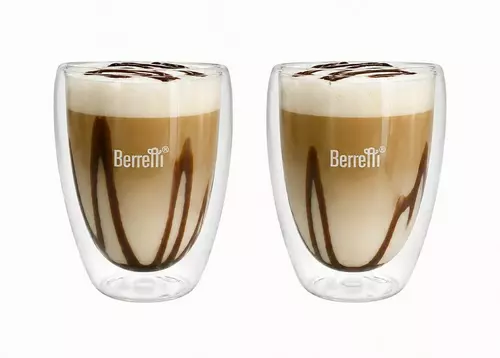 berretti tazza BR-2309 kpl 2 szt szklanek podwójna ścianka 350ml 1